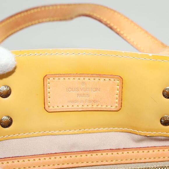 LOUIS VUITTON Monogram Vernis Reade MM Hand Bag Beige M91141 - Picture 10 of 16